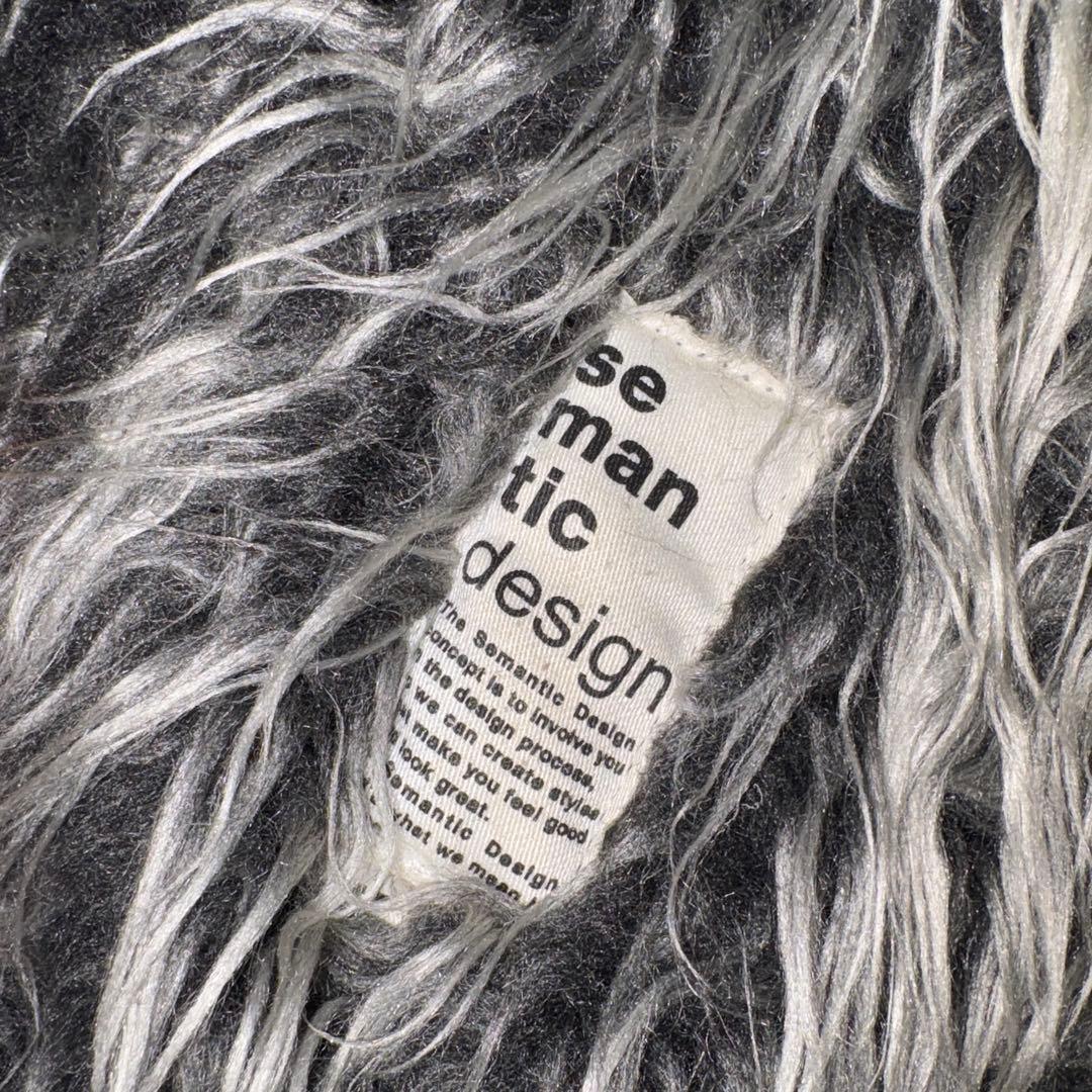 d*7様 ボリュームファー 合皮 レザー y2k グランジ　平成　ギャル　パンク