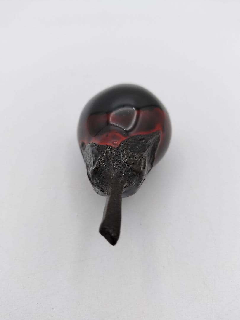 b40 【新品・未使用】香合 総乾漆造 茄子 中津昭史 木箱 茶道具