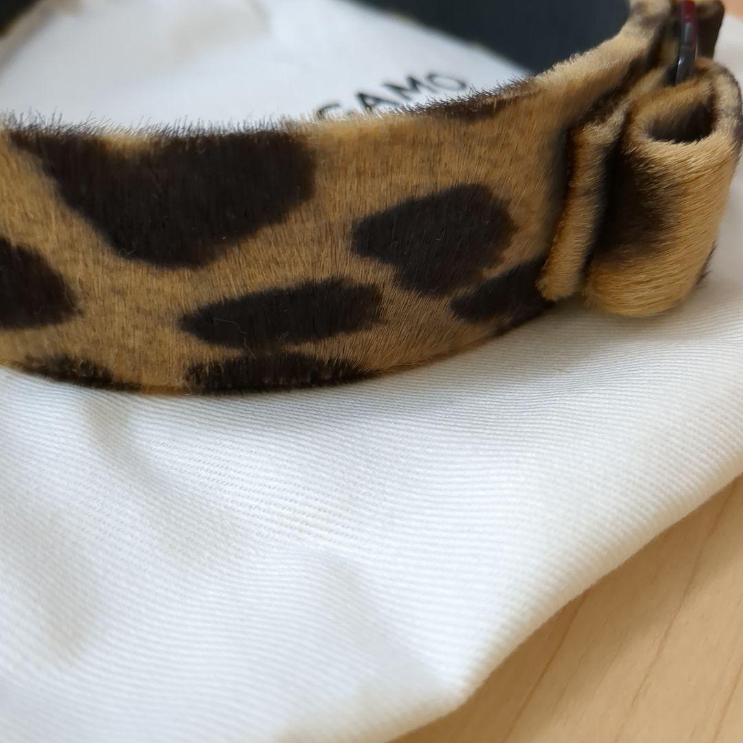 フェラガモカチューシャ　アニマル柄