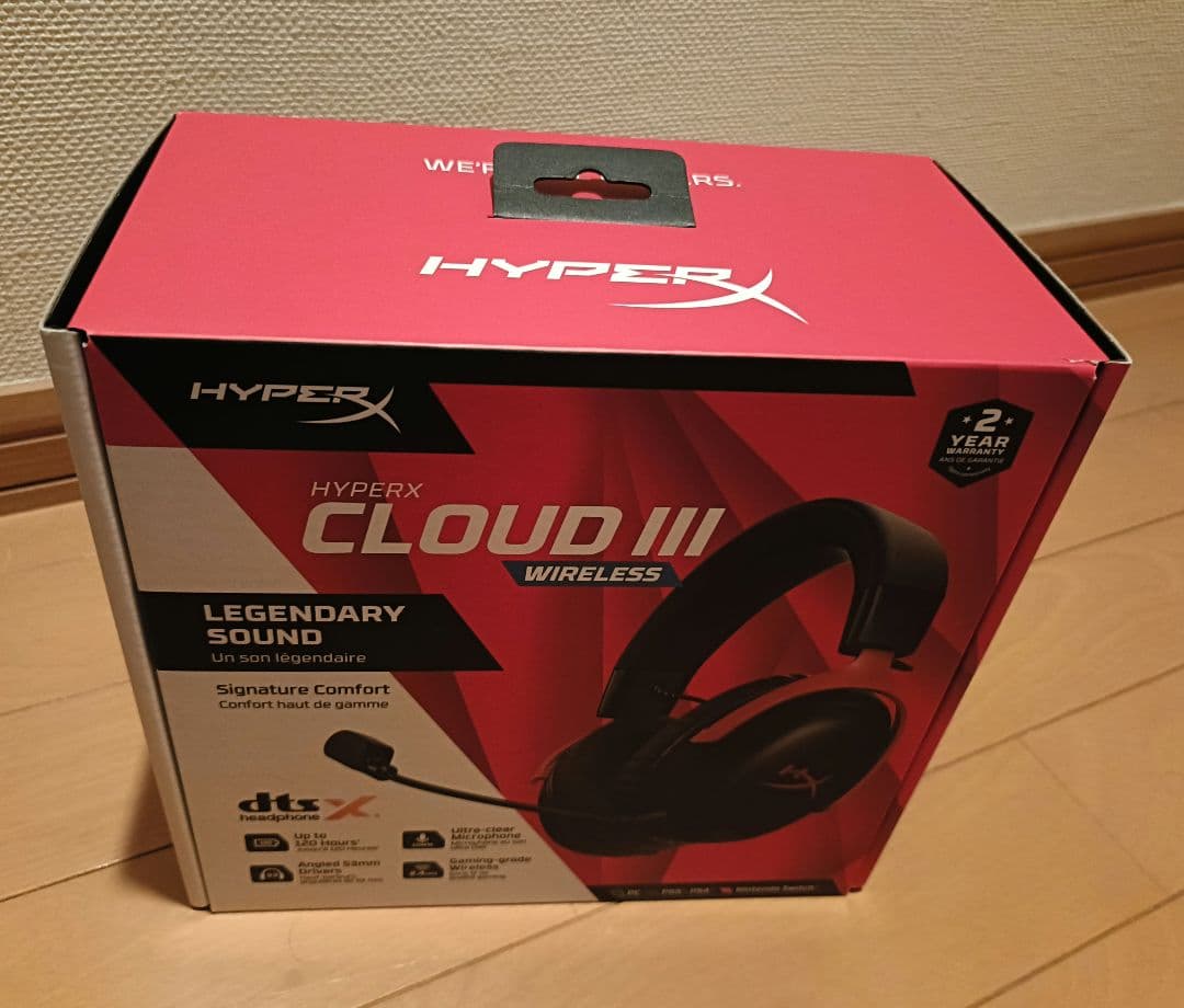 HyperX Cloud III Wireless ゲーミングヘッドセット
