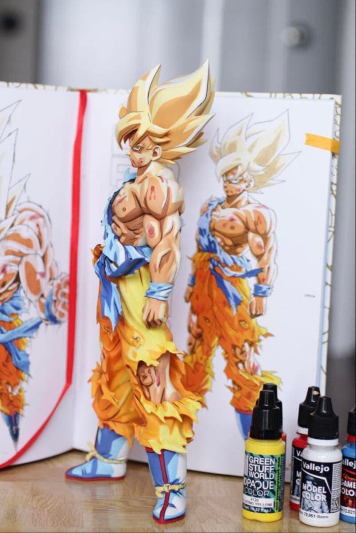 ビ*フ様 ドラゴンボール 伝説の超サイヤ人 孫悟空 リペイント SMSP