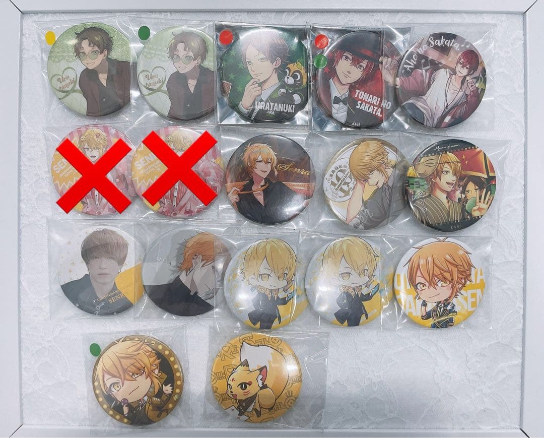 浦島坂田船 グッズ 缶バッジ まとめ