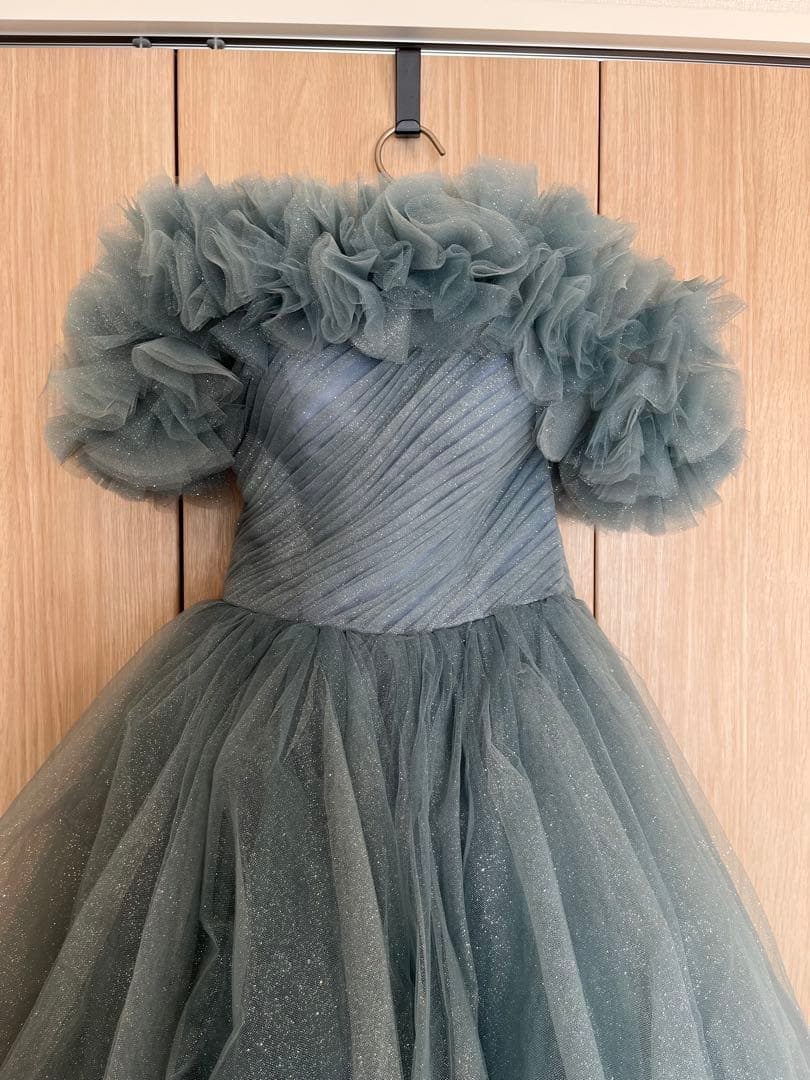 YNS オフショルダー　 ドレス　カラードレス　ウエディング