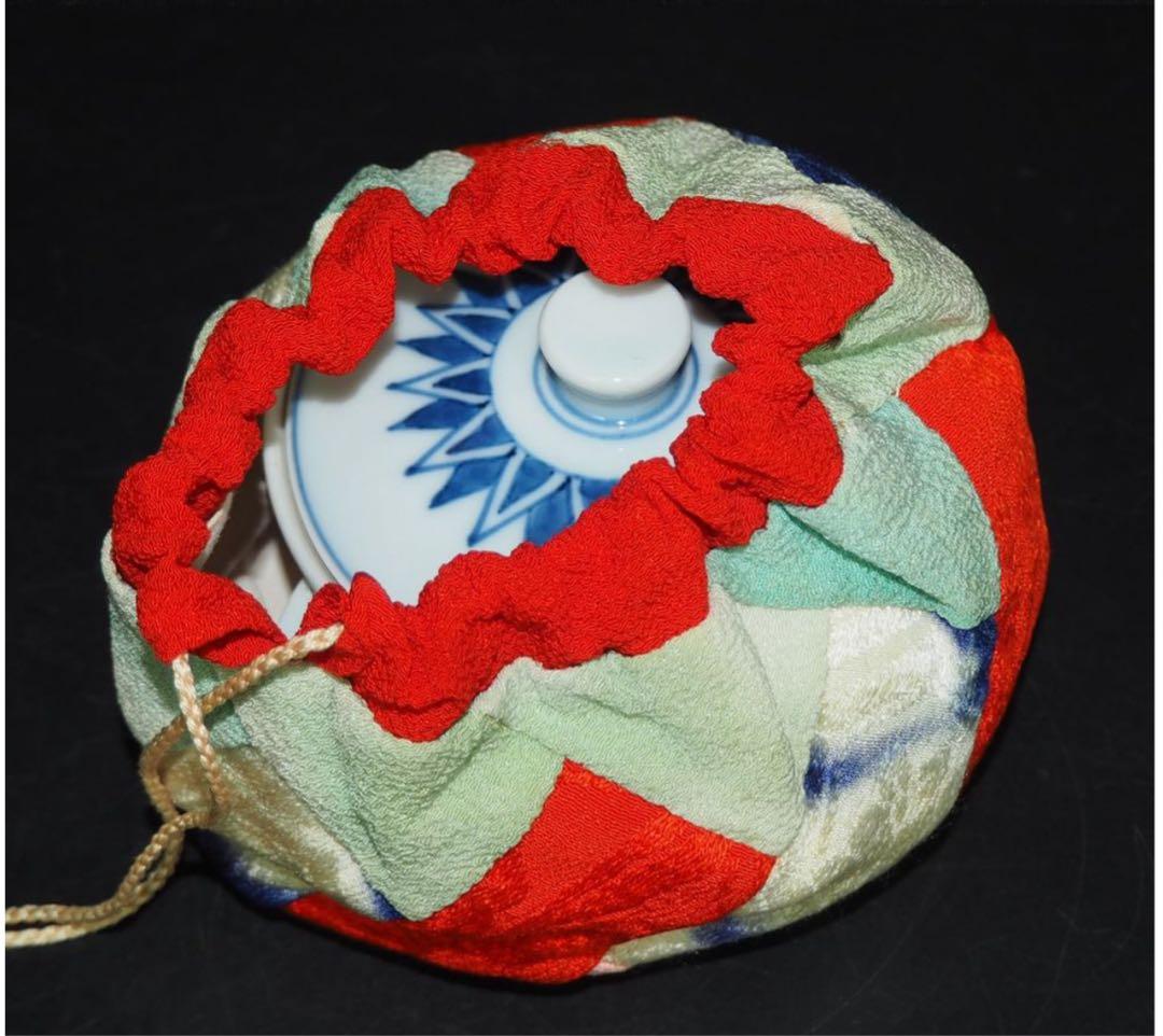 送料無料　二代 三浦 竹泉 造 青華山水漢詩図泡瓶/宝瓶　煎茶道具