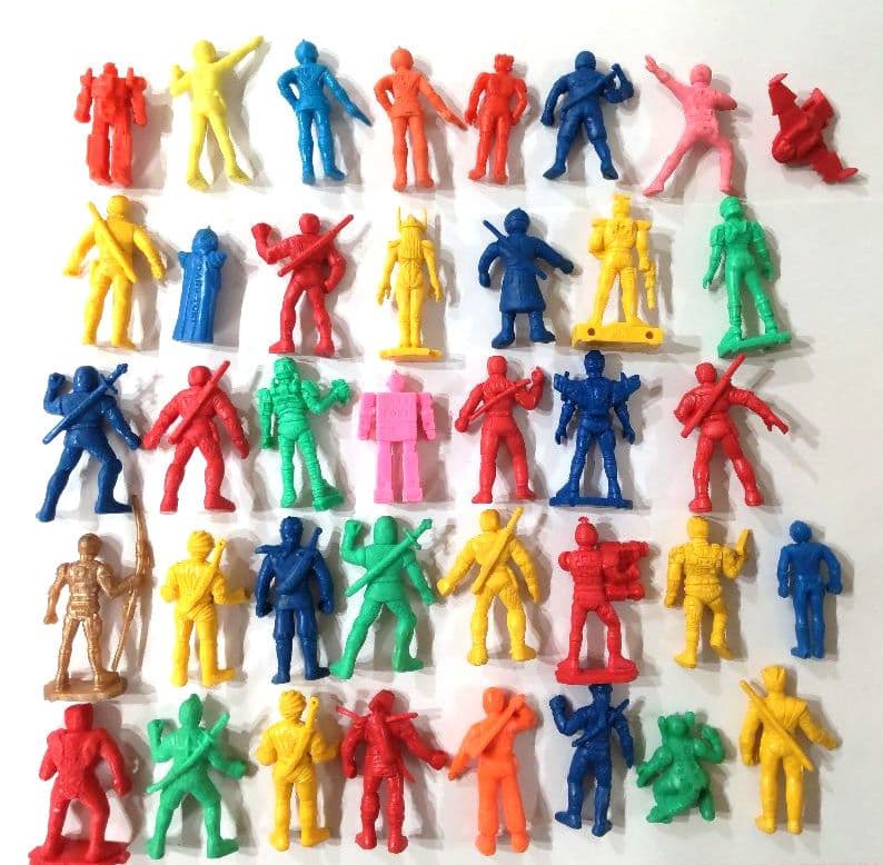 匿名配送 東映 戦隊 特撮 特警 ジライヤ 等フィギュア 消しゴム 昭和レトロ