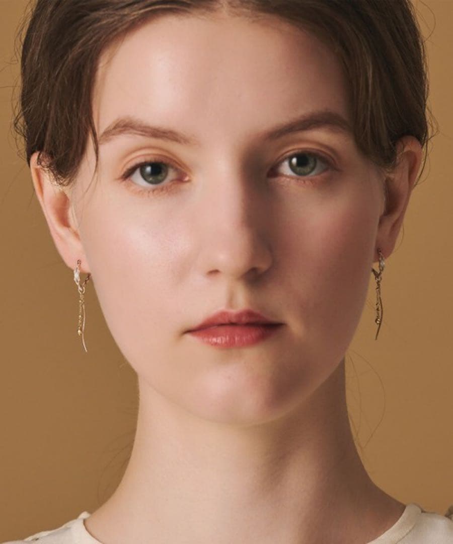 美品 agete シルバーピアス フープ 販売証明書付き