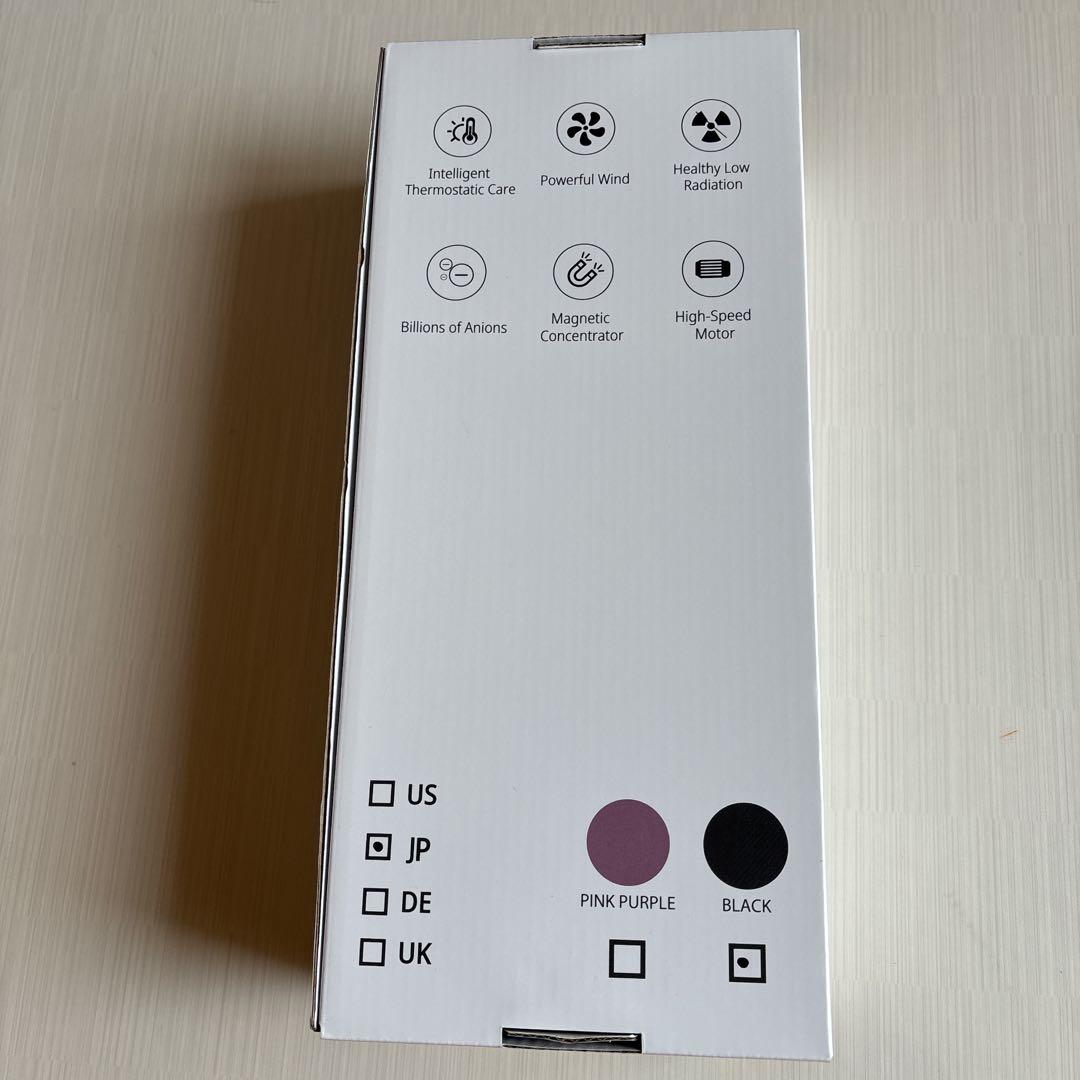 Feekaa ドライヤー 大風量 速乾 軽量 低騒音 低温 ブラック