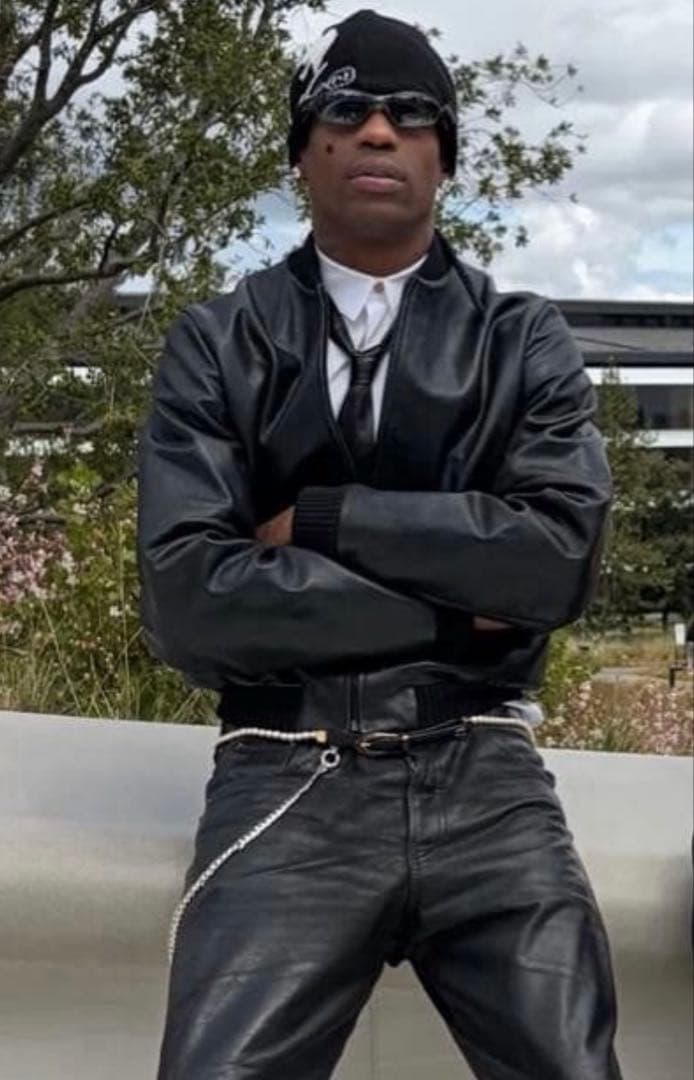 PRADA レザージャケット　ボンバーライダース