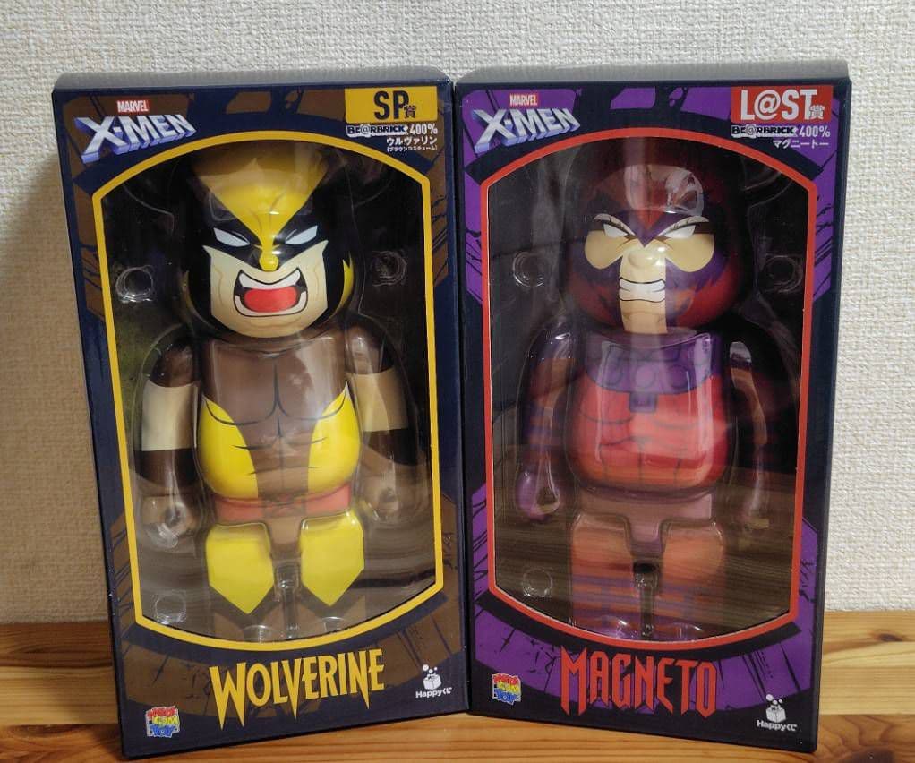 Happyくじ X-MEN SP賞 ウルヴァリン ラスト賞 マグニートー 2個