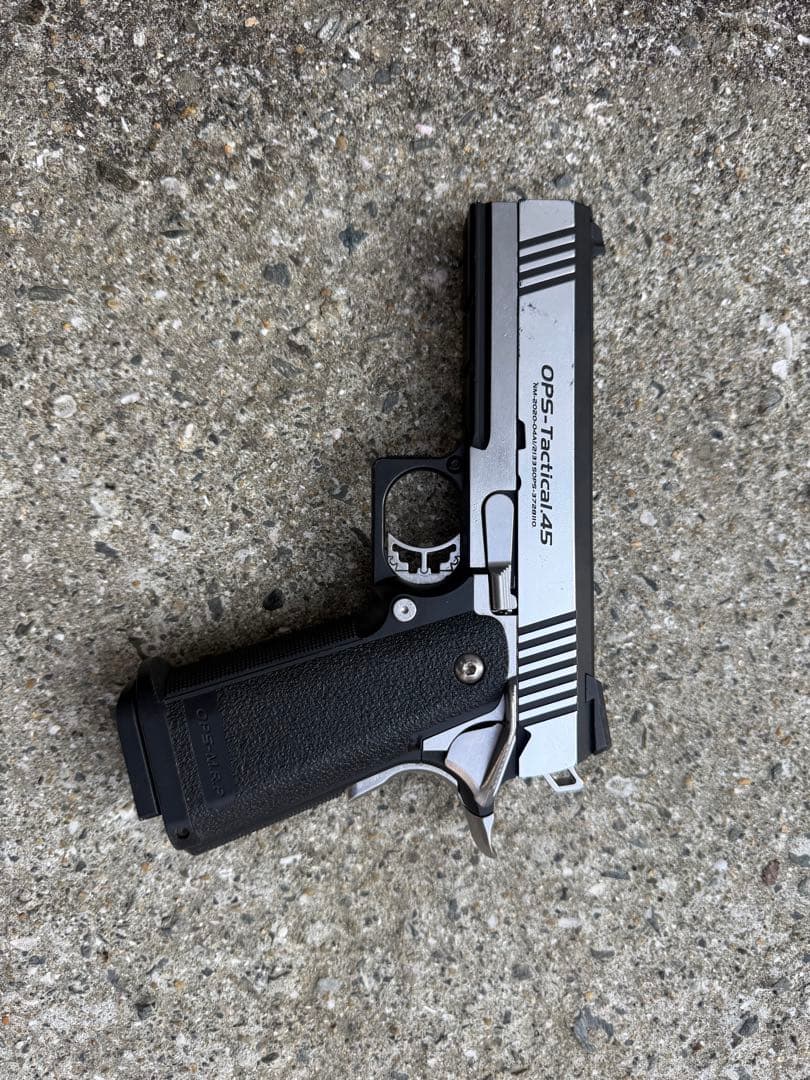 OPS Tactical モデルガン シルバー/ブラック