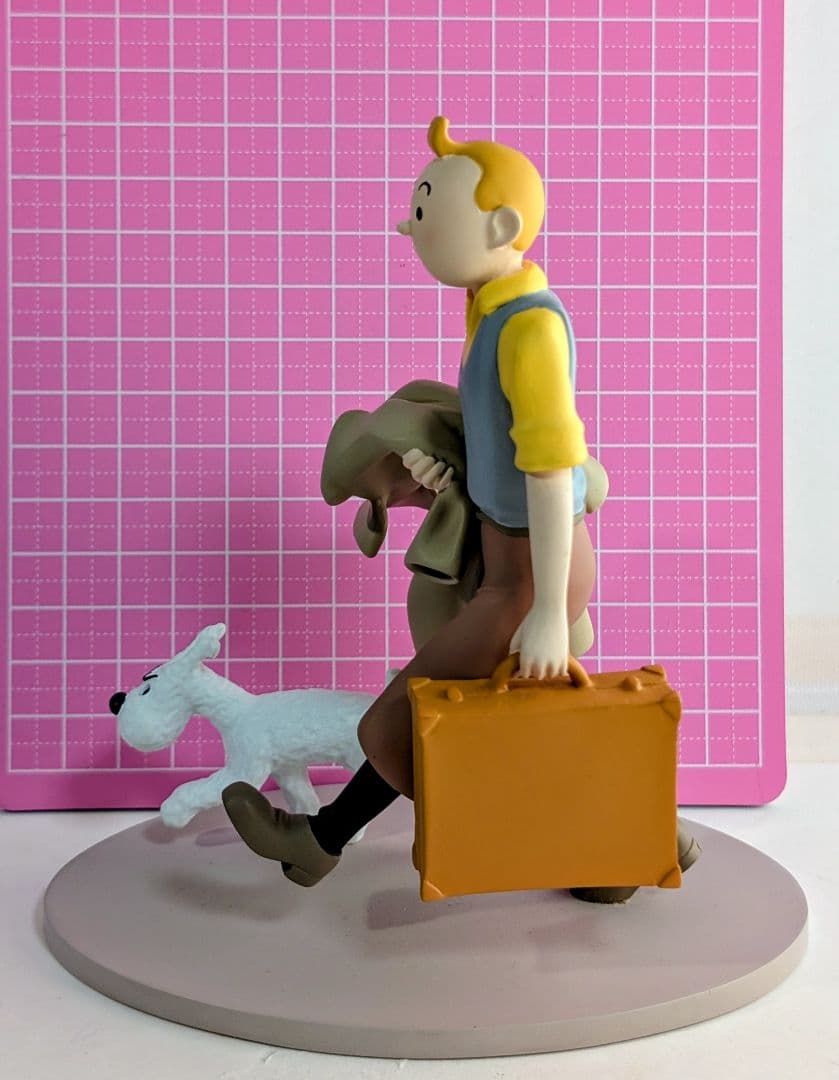 〈タンタンの冒険TINTIN&Yレジンフィギュアモデル フランス製〉