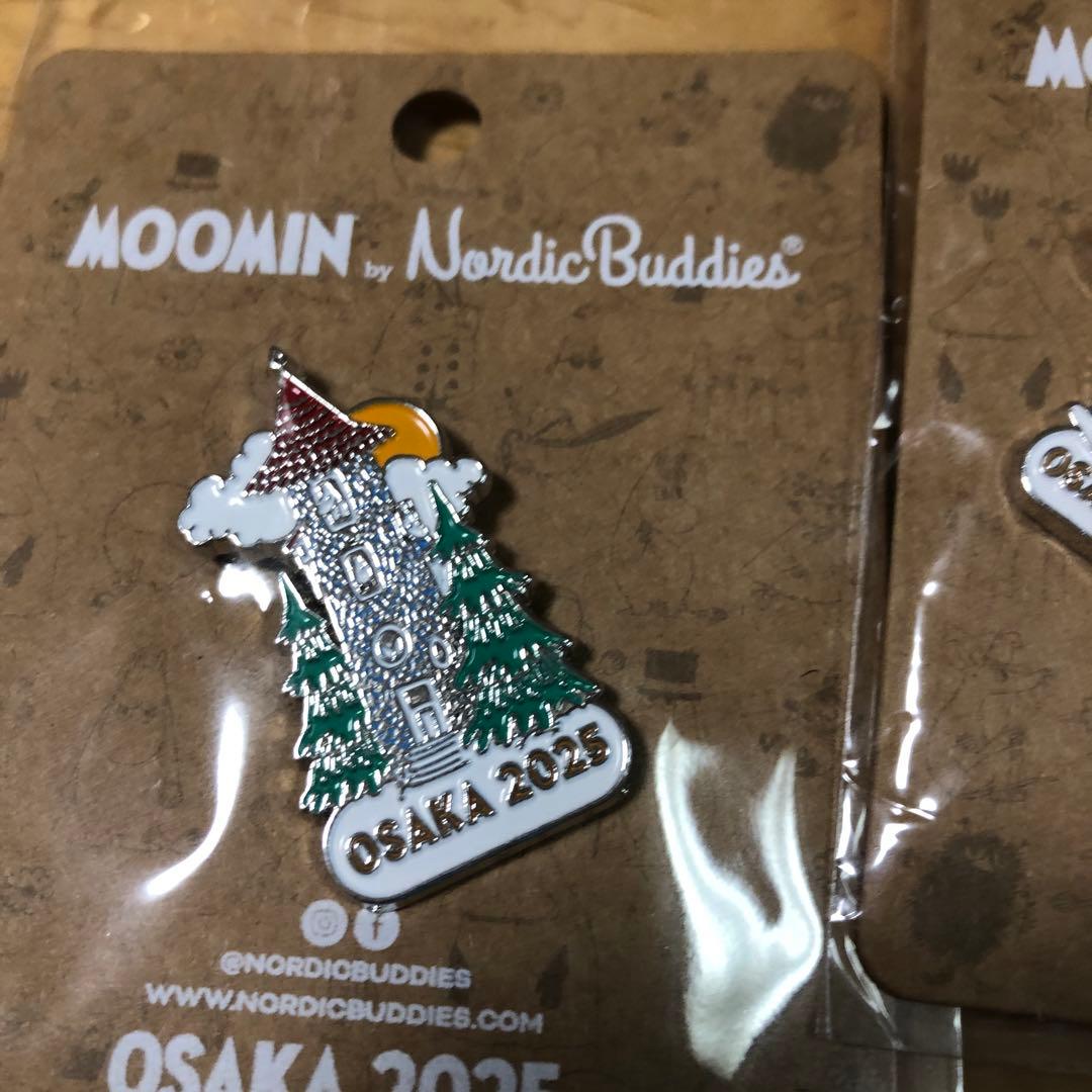 大阪万博　EXPO OSAKA 2025 ピンバッチ　会場限定　北欧館　ムーミン