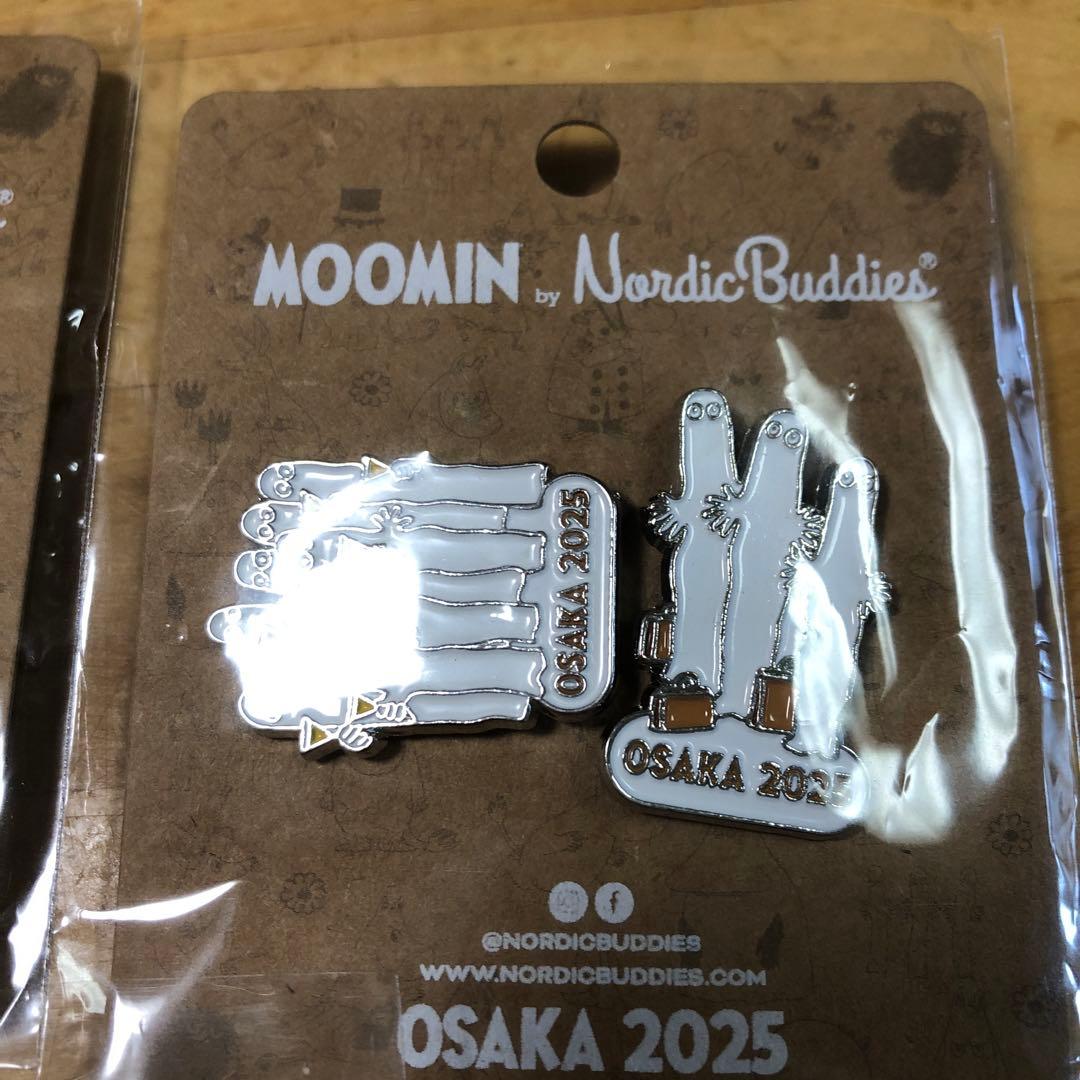 大阪万博　EXPO OSAKA 2025 ピンバッチ　会場限定　北欧館　ムーミン