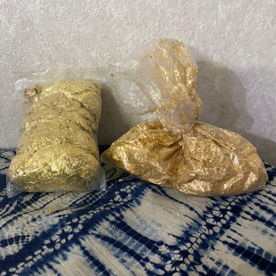 金粉　金箔　蒔絵　ジャンク