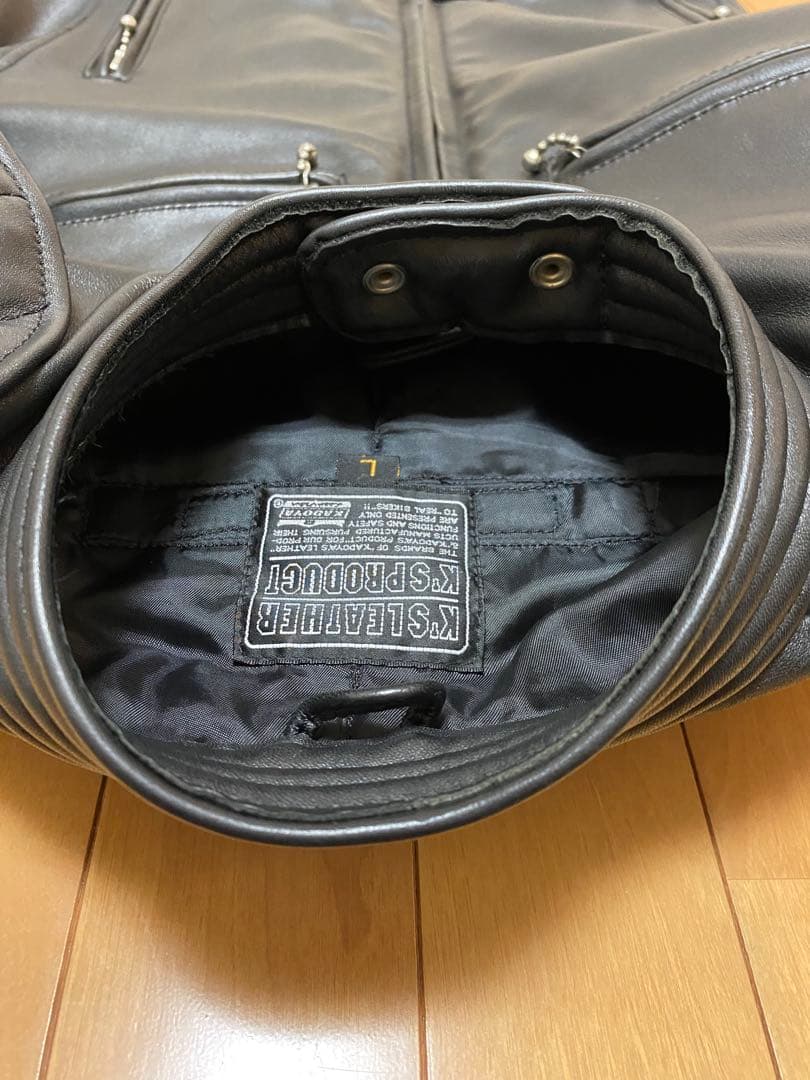 KADOYA レザー シングルライダースジャケット