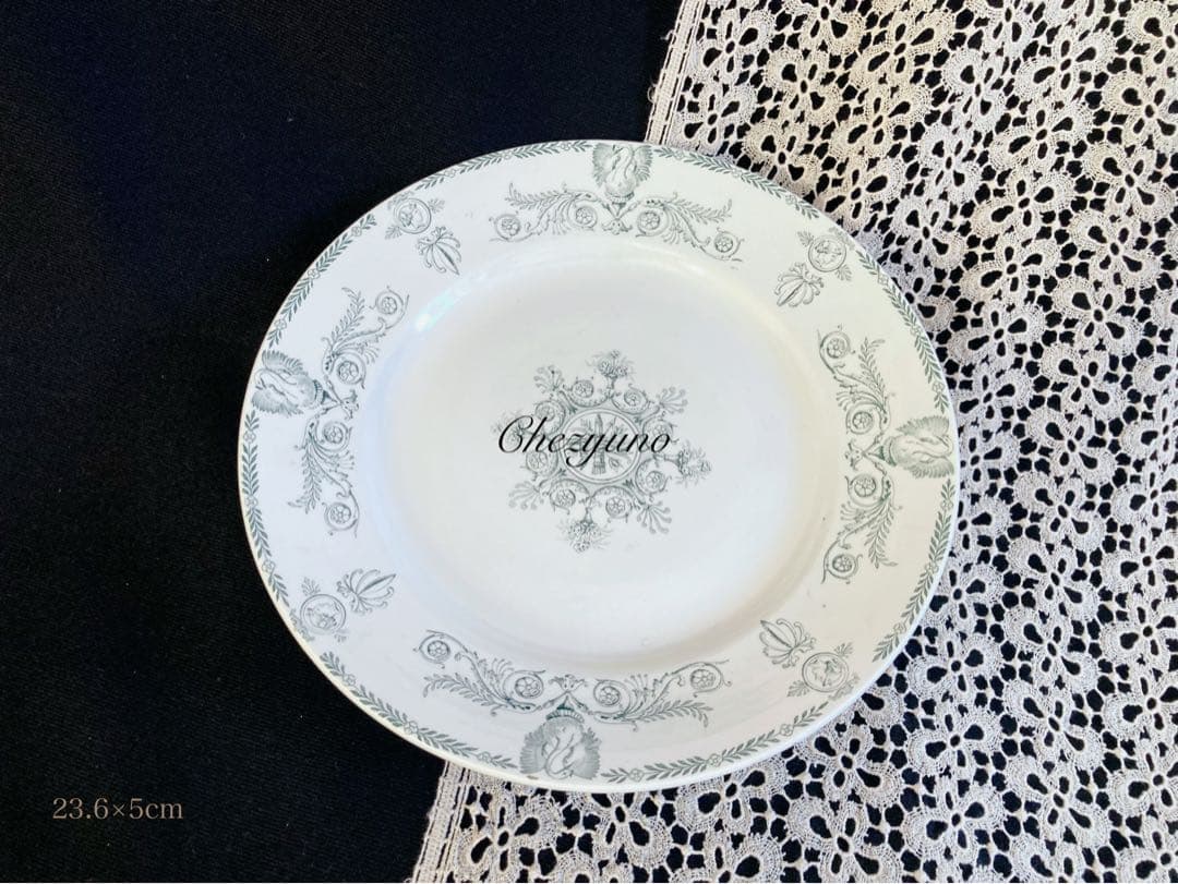 フランスアンティーク luneville リュネビル ガーランド コンポティエ