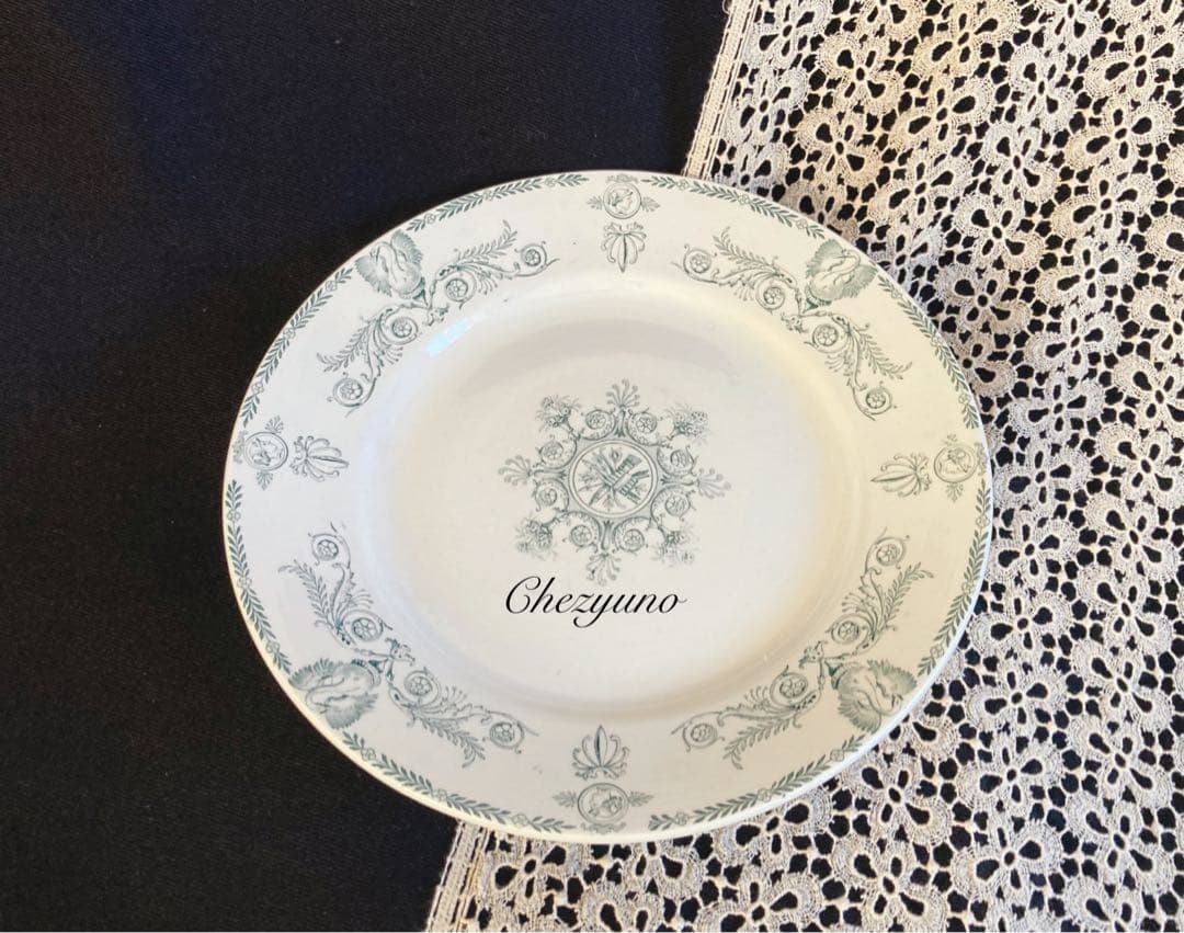 フランスアンティーク luneville リュネビル ガーランド コンポティエ