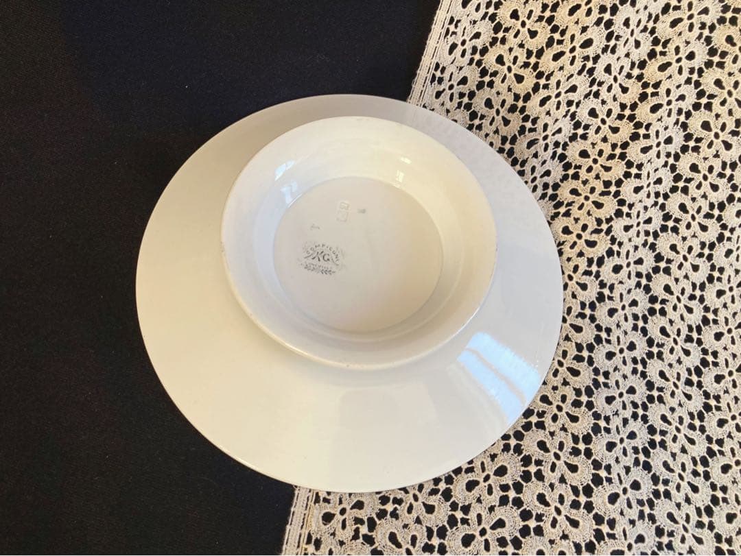 フランスアンティーク luneville リュネビル ガーランド コンポティエ