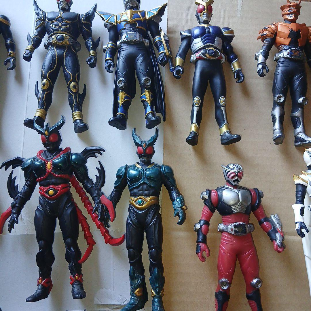 仮面ライダー クウガ 龍騎 アギト ソフビ フィギュア 23体セット 平成