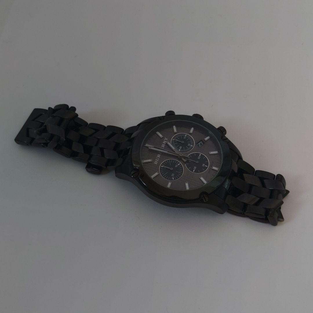 ナオ値下げ！美品！Burberry クロノグラフ ノバチェック