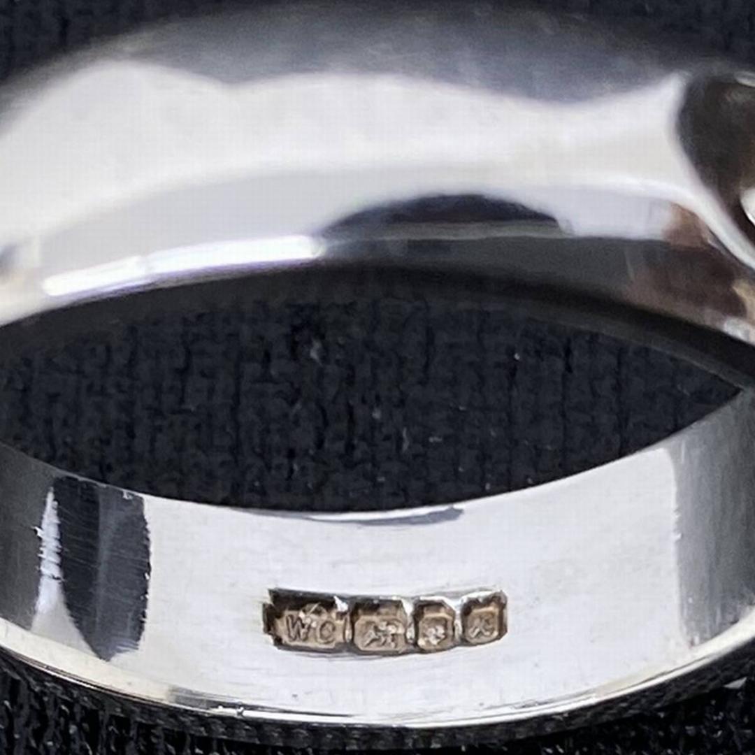 美品 OLD STUSSY 90s シルバー 925 ロゴ リング 18号