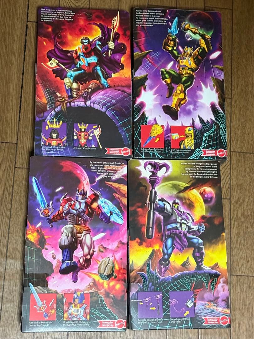 貴重 トランスフォーマー マスターズオブザユニバース セット motu ヒーマン