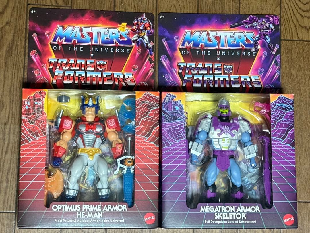 貴重 トランスフォーマー マスターズオブザユニバース セット motu ヒーマン