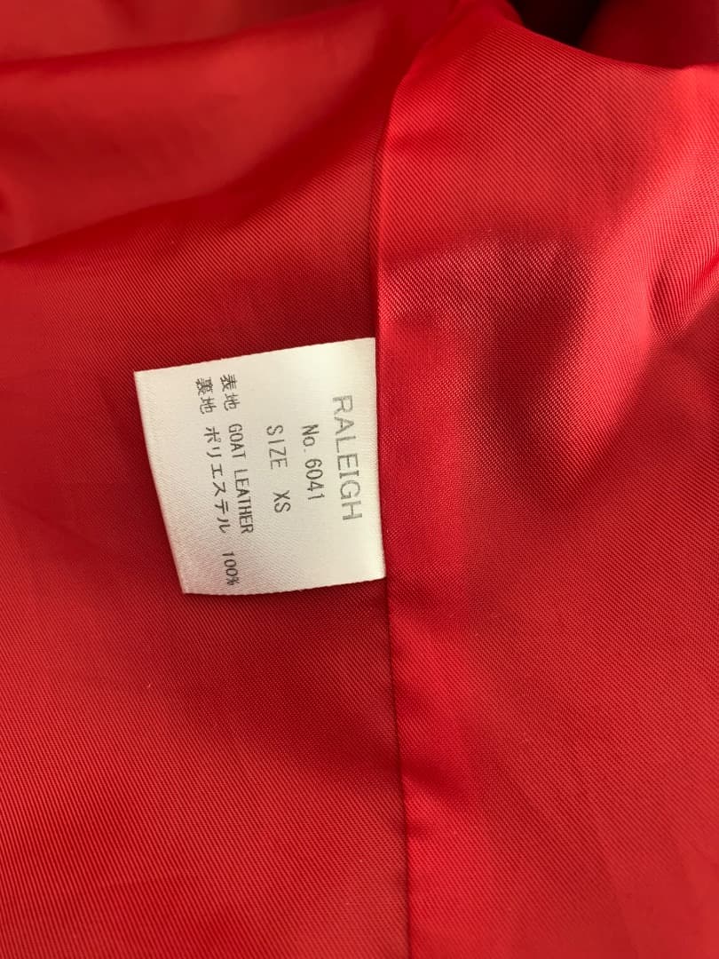 ☆RALEIGH ☆ライダースジャケットXS☆ザ・マックショウ