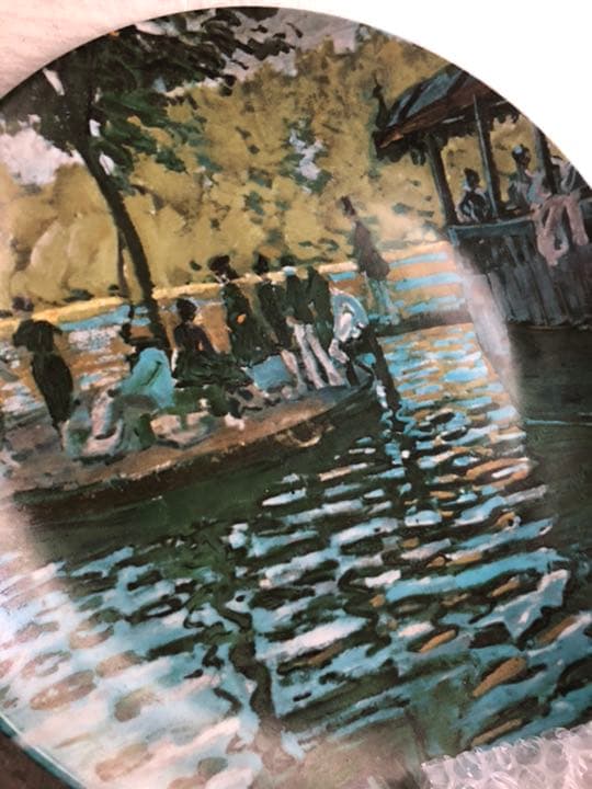モネ　ラ・グルヌイエール　KPM ポーセリアン絵皿