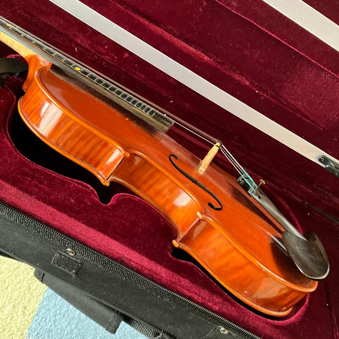 カルロジョルダーノ VS-3　フレット バイオリン4/4 虎目一枚板 一式セット