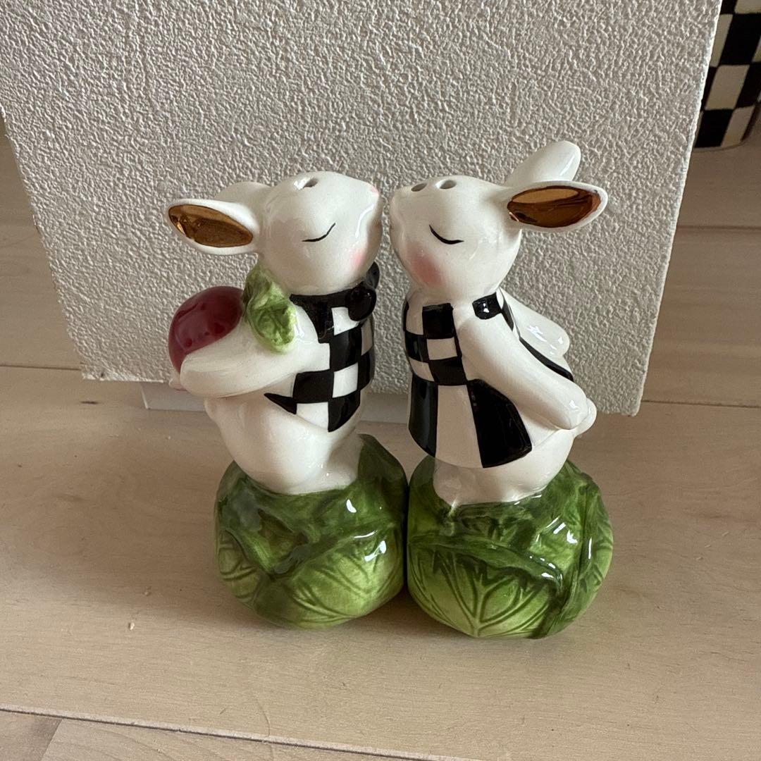 MACKENZiE マッケンジーチャイルズ　ウサギ　ペッパー入れセット