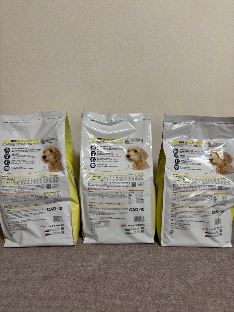 ドックフード　Dr's Care ストマックケア CAD-10 3袋セット