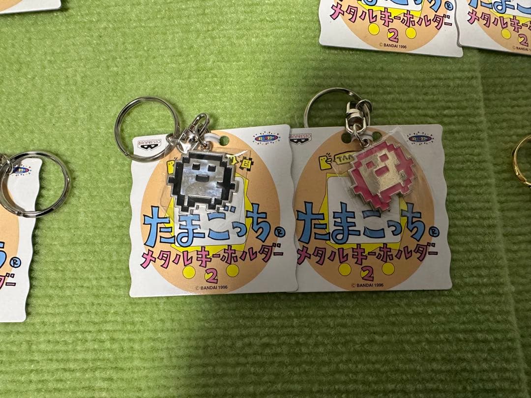 1997年 たまごっち メタルキーホルダー2 7種 14個セット