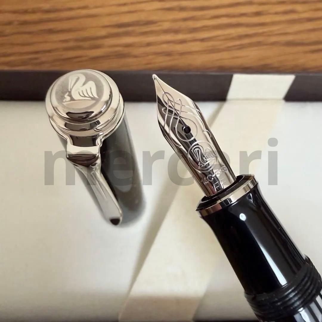 【美品】ペリカン*スーベレーン*m600 ｍ605 トータスシェルブラック*EF