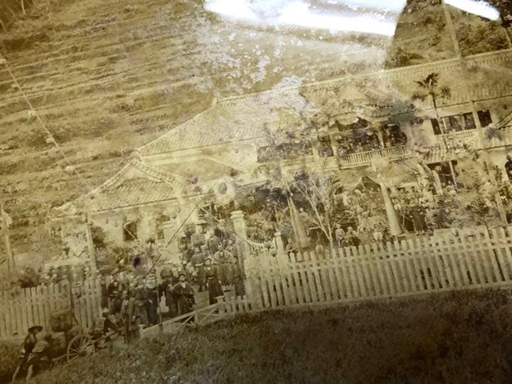 依田善六　年代物　古い写真　額縁　大正　明治　侍　アンティーク　骨董　文化資料