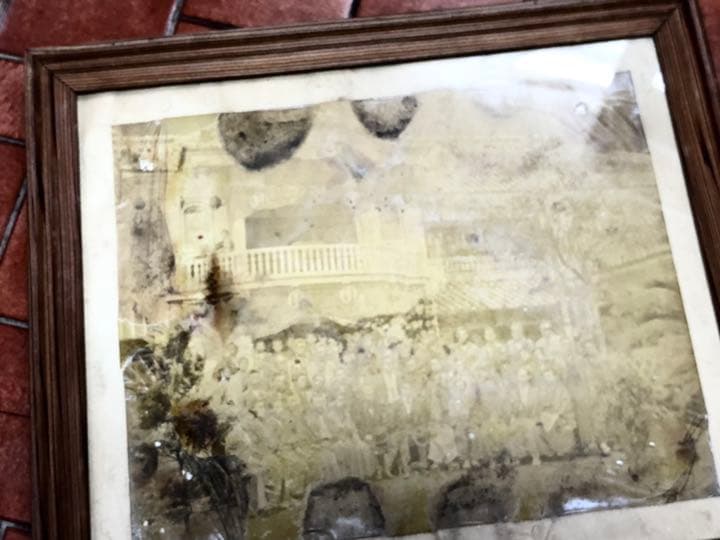 依田善六　年代物　古い写真　額縁　大正　明治　侍　アンティーク　骨董　文化資料