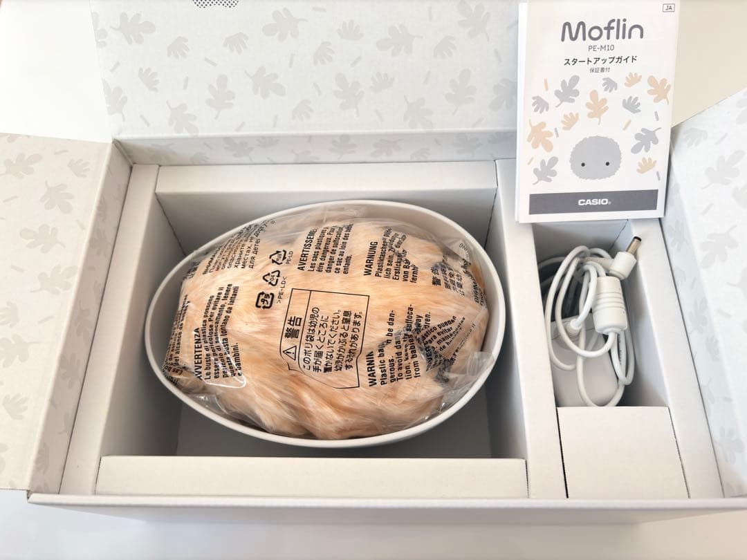 【美品】Moflin モフリン CASIO AIペット ペットロボット ゴールド