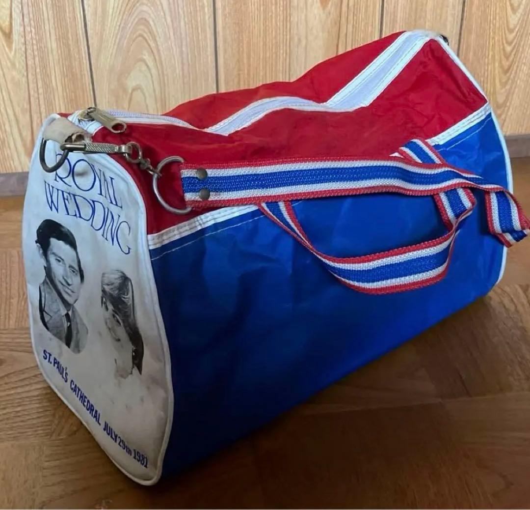  wedding チャールズ皇太子　ダイアナ妃　ボストンバッグ　レア