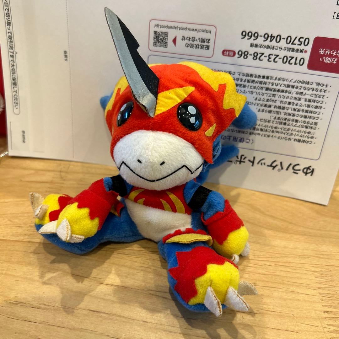 フレイドラモン　ぬいぐるみ　くたキャラ　デジモン