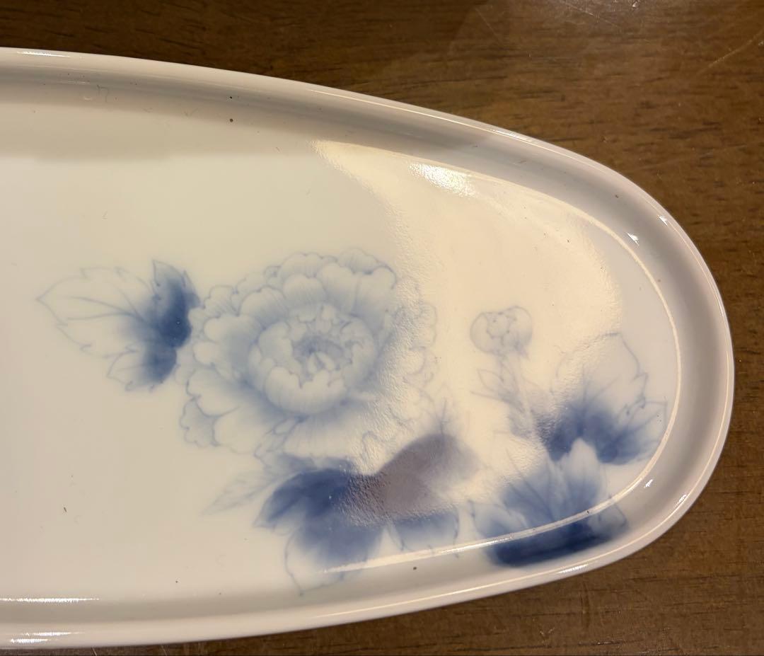 宮内庁御用達 山本長左 作 楕円皿