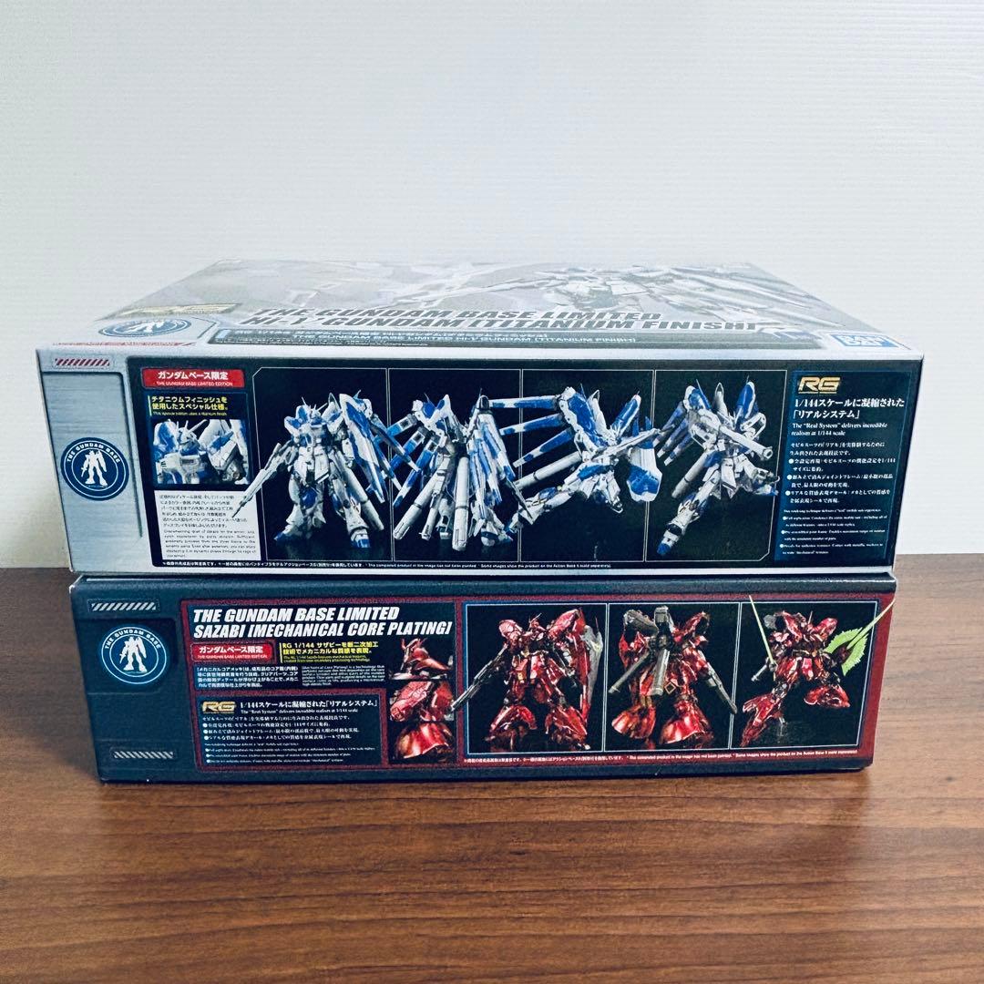 RG Hi-νガンダム チタニウムフィニッシュ サザビー メカニカルコアメッキ