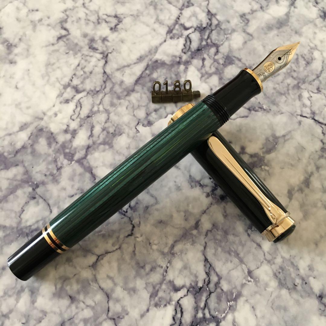 #0180 オーバーホール済み 万年筆 ペリカン M400 14k