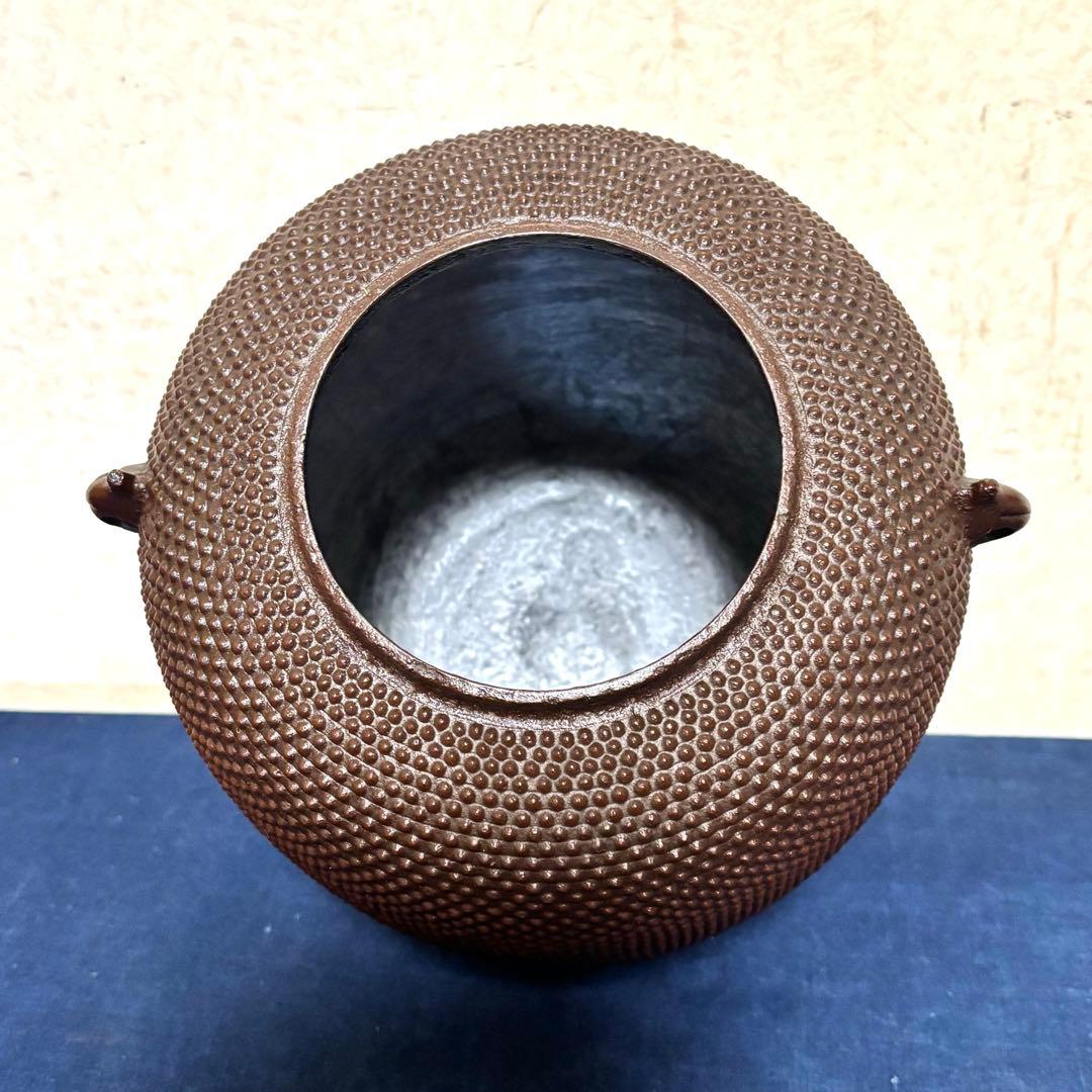 人間国宝敬典/焼色面取風炉/茶釜/風炉/電熱器/電熱器/敷板/底瓦/香入/茶道具