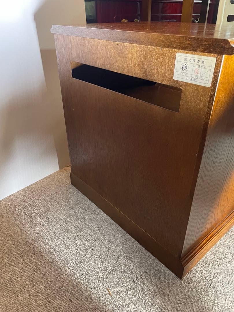 美品　三越家具　ブルージュ　英国スタイル　アールヌーボー　フラップ式