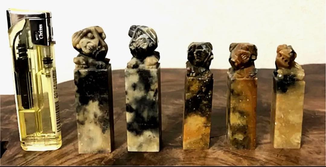 中国美術 玉 印材寿山石 他 ①〜⑥セットまとめて 特別価格