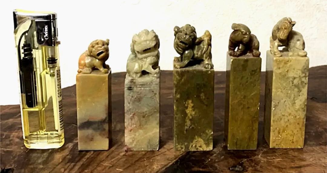 中国美術 玉 印材寿山石 他 ①〜⑥セットまとめて 特別価格