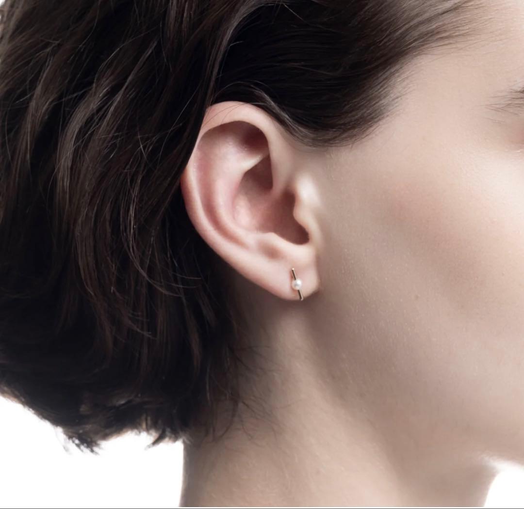 Miiio Hirotaka Mosquito アコヤパール バー ピアス