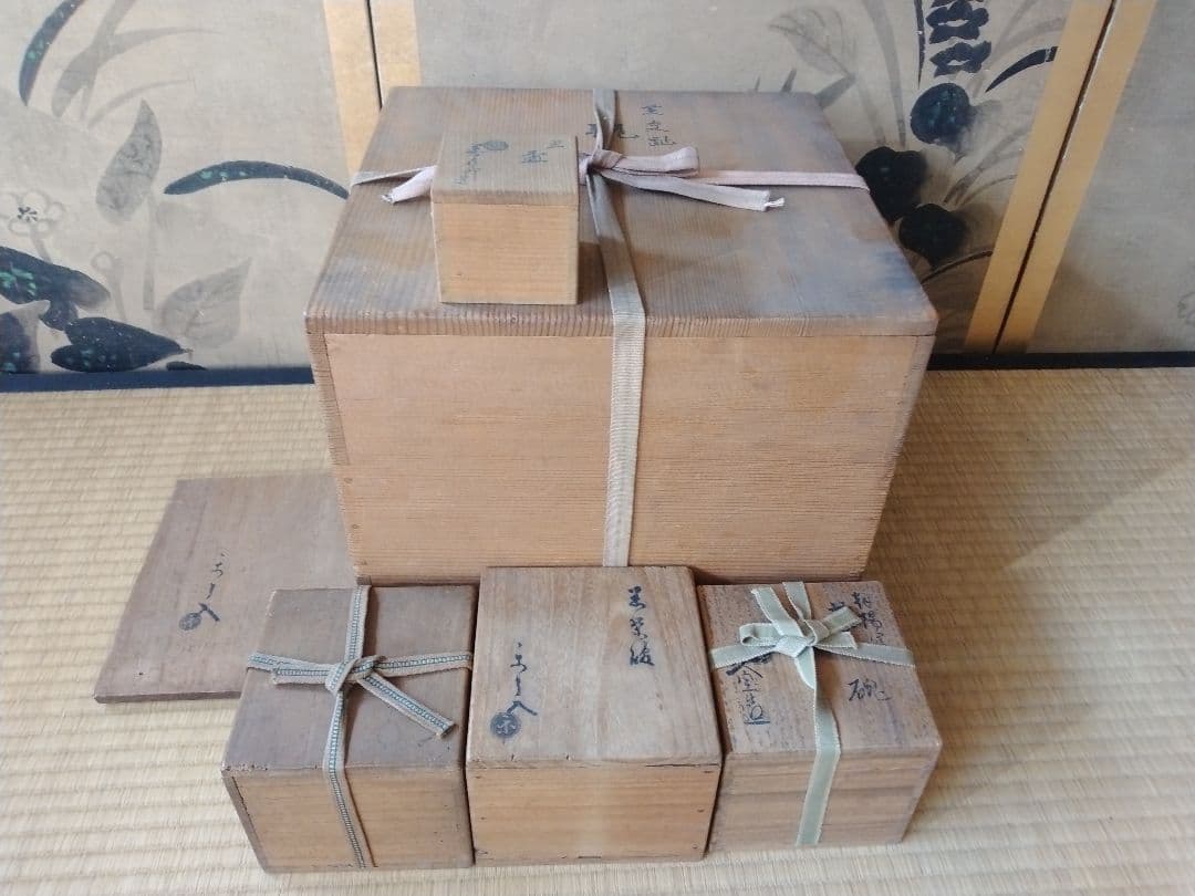 空箱5点セット　永楽善五郎　楽茶碗　表千家　裏千家　千家十職　茶道具　古美術