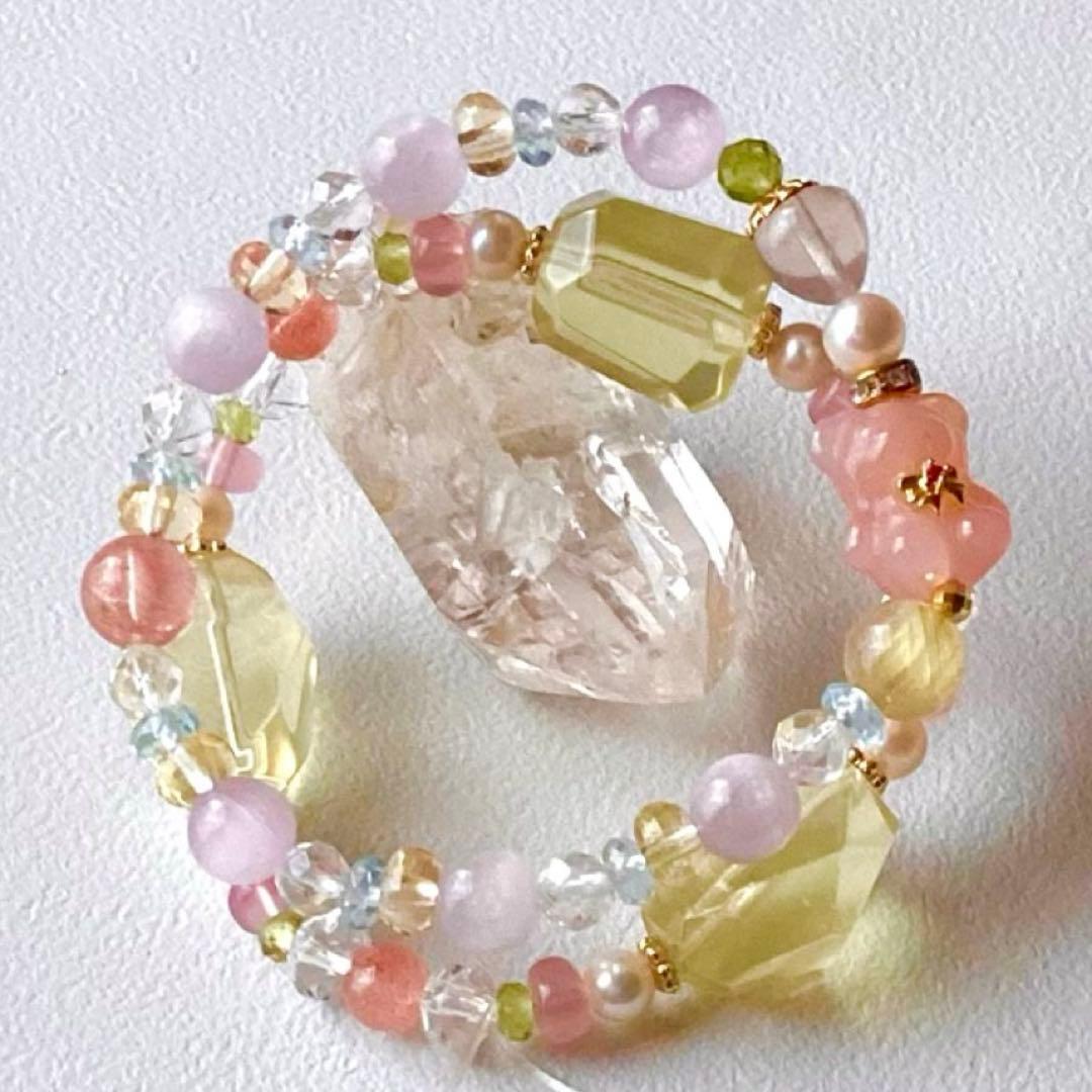 yy  ★ブレスレット ストロベリークォーツ ♪ 364&361