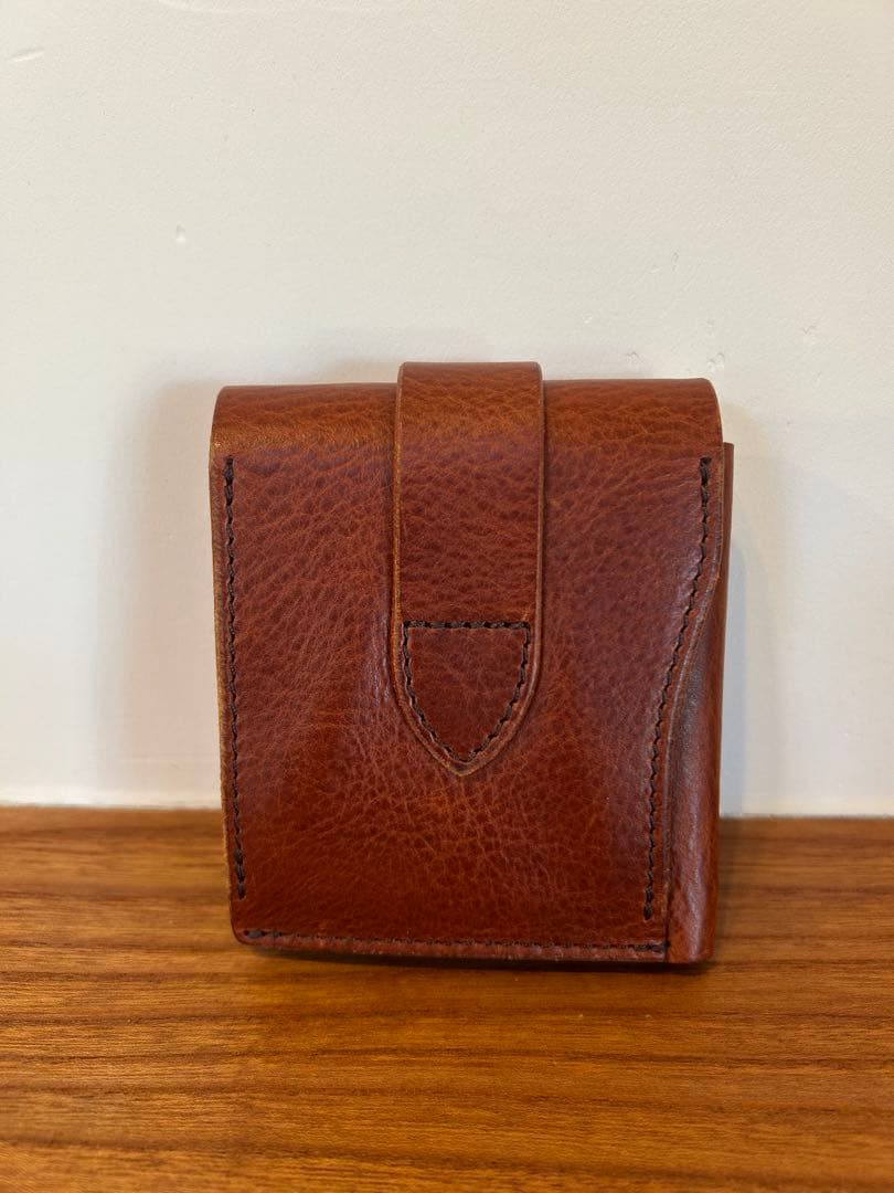 池之端銀革店　Haru Garson Compact Wallet